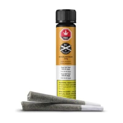 BC Doobies Brazilian Haze Pre-rolls
