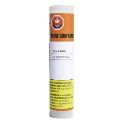Pure Sunfarms Trials Indica Pre-rolls