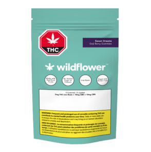 Wildflower Sweet Dreams Goji Berry THC:CBD:CBN Chews